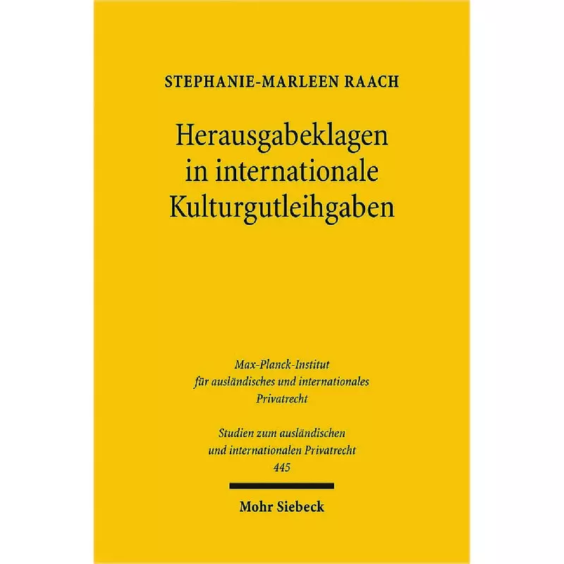 Herausgabeklagen in internationale Kulturgutleihgaben