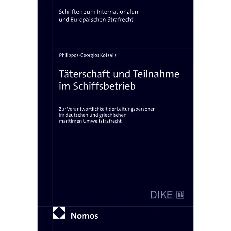 Täterschaft und Teilnahme im Schiffsbetrieb