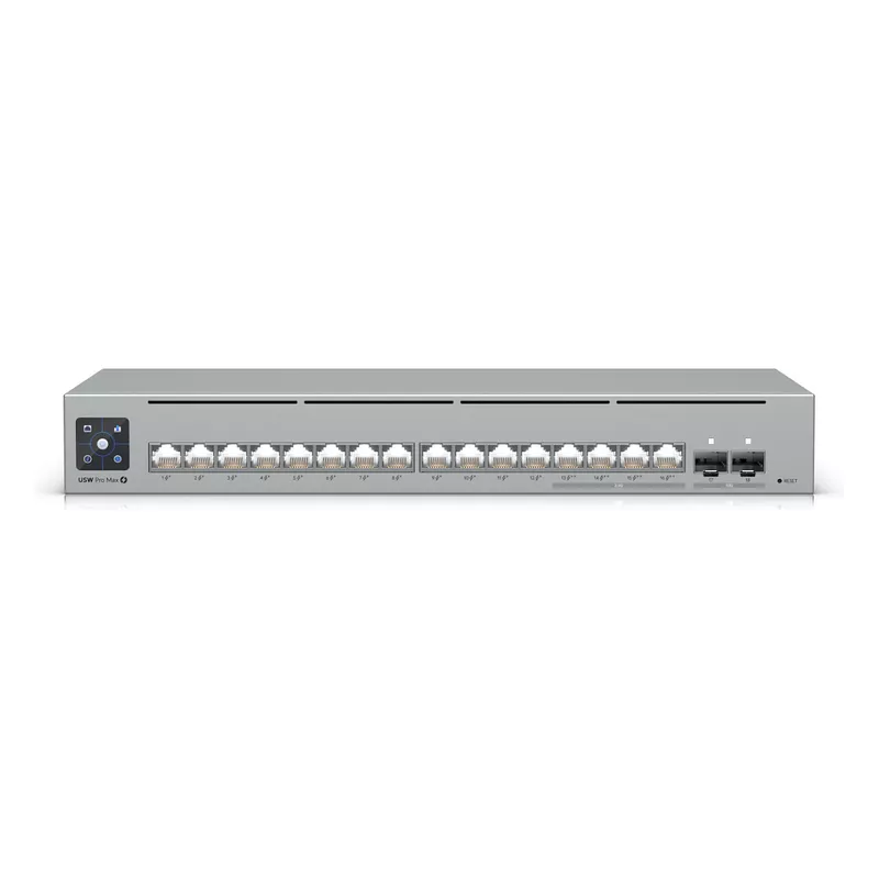 16+2P Ubiquiti UniFi USW-Pro-Max-16-POE 180W M RM POE++
