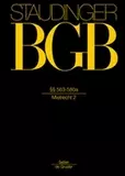BGB - Bürgerliches Gesetzbuch - Buch 2 Recht der Schuldverhältnisse §§ 562-580a, Anh zum Mietrecht: AGG