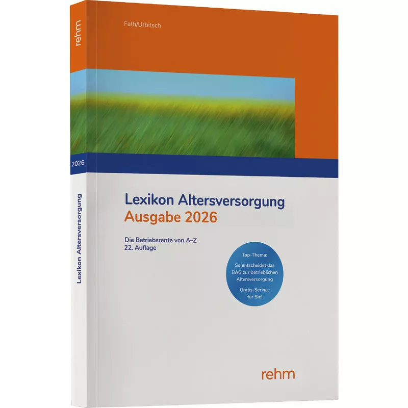 Lexikon Altersversorgung 2026
