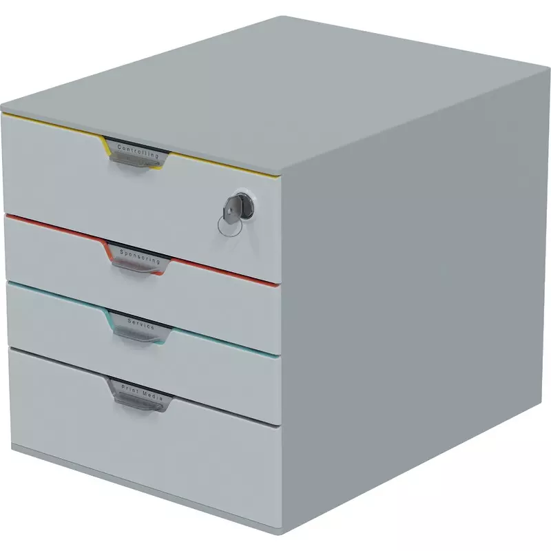 DURABLE Schubladenbox VARICOLOR® MIX 4 SAFE, weiß