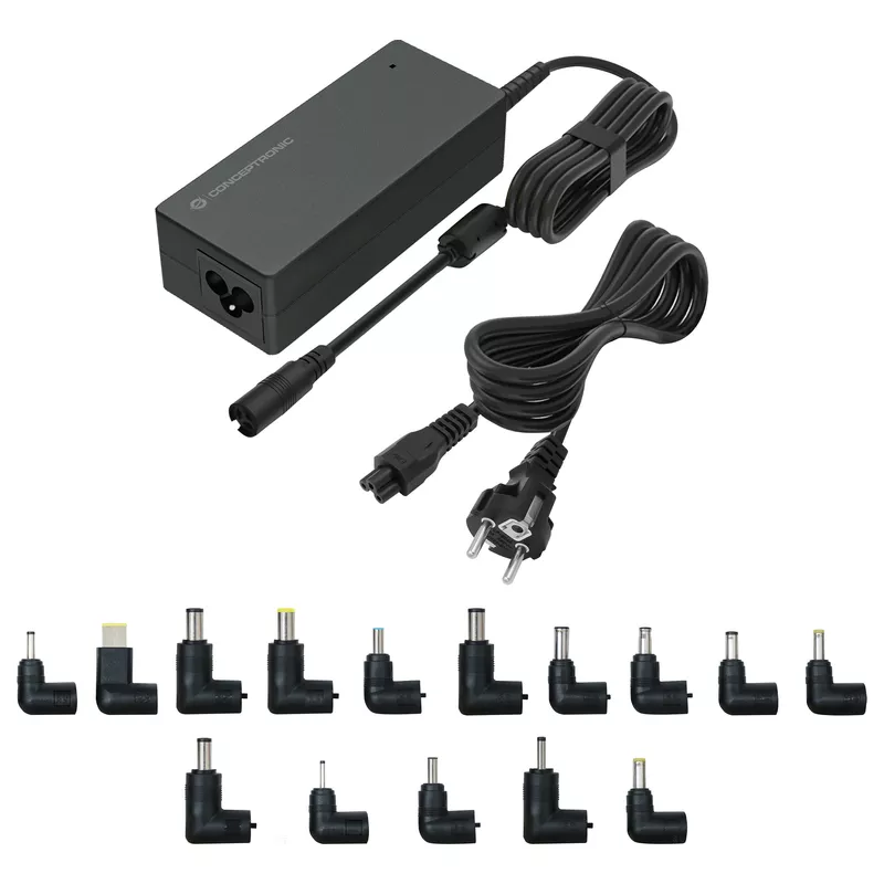 CONCEPTRONIC Univ. Notebook Netzteil inkl.15 Aufsätze 90W