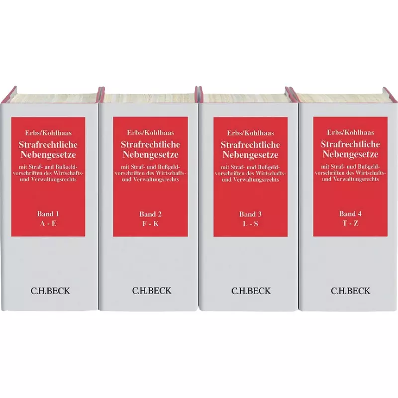 Strafrechtliche Nebengesetze - ohne Fortsetzungsbezug