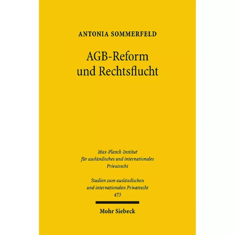 AGB-Reform und Rechtsflucht