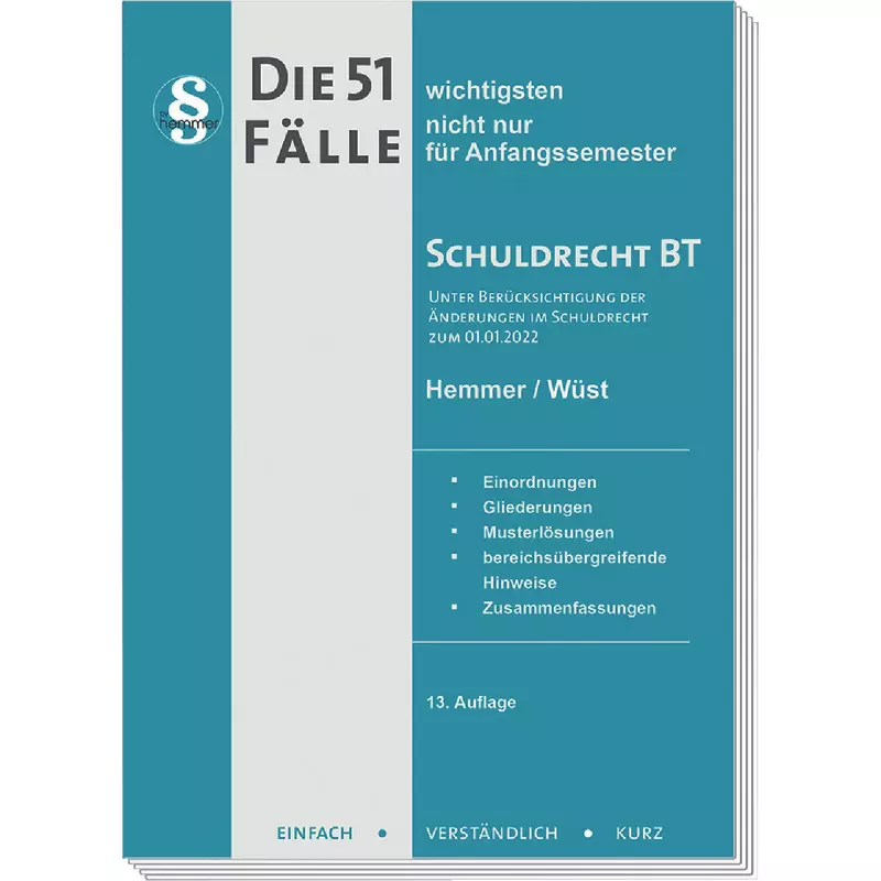 Die 51 wichtigsten Fälle Schuldrecht BT