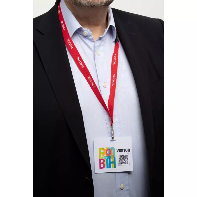 Namensschild VISITOR BADGE