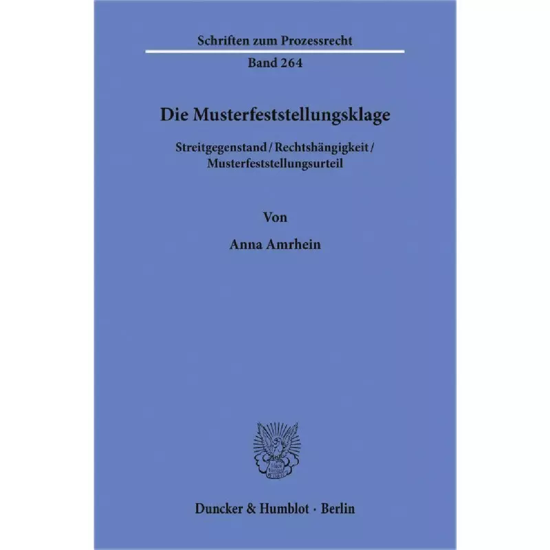 Die Musterfeststellungsklage