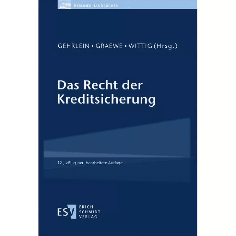 Das Recht der Kreditsicherung