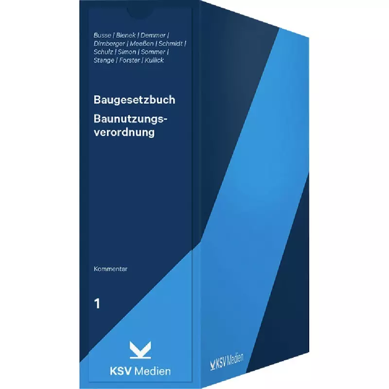 Baugesetzbuch / Baunutzungsverordnung - mit Fortsetzungsbezug