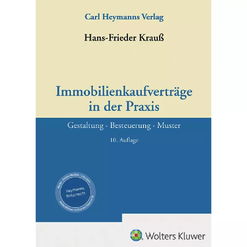 Immobilienkaufverträge in der Praxis