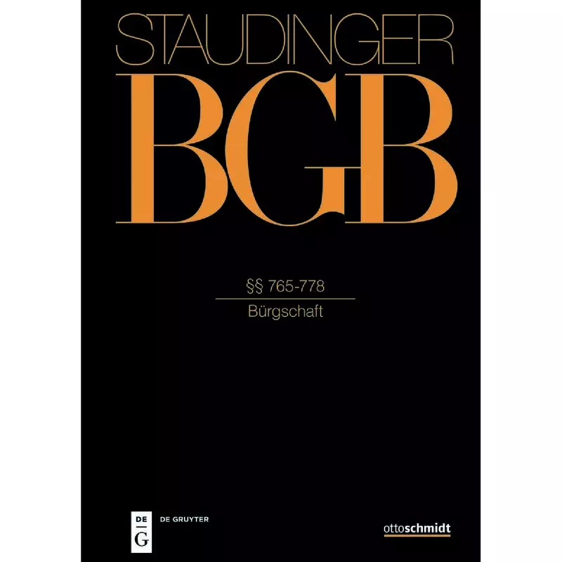 BGB - Bürgerliches Gesetzbuch - Buch 2 Recht der Schuldverhältnisse §§ 765-778