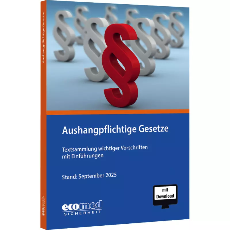 Aushangpflichtige Gesetze