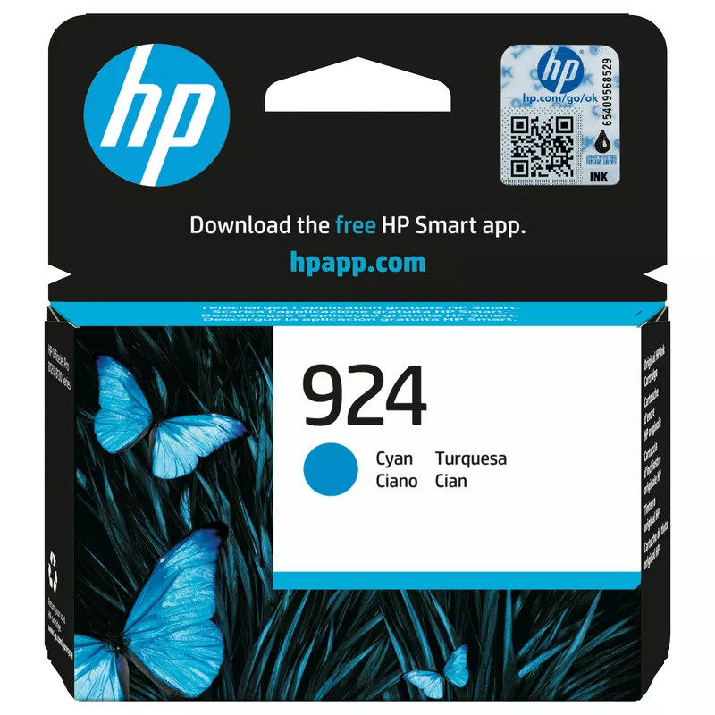 HP 924 Cyan Original Ink Cartridge
