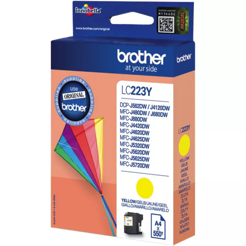 Brother Tintenpatrone LC223Y,  gelb