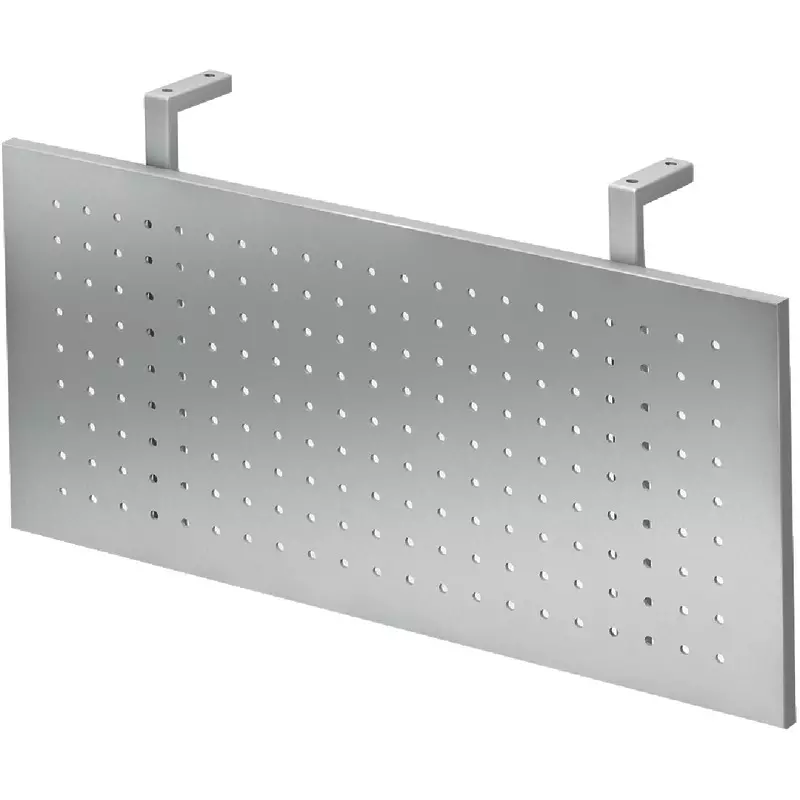SoldanOffice Sichtblende für Schreibtisch PRAKTIKA, 800 mm breit, silberfarbig