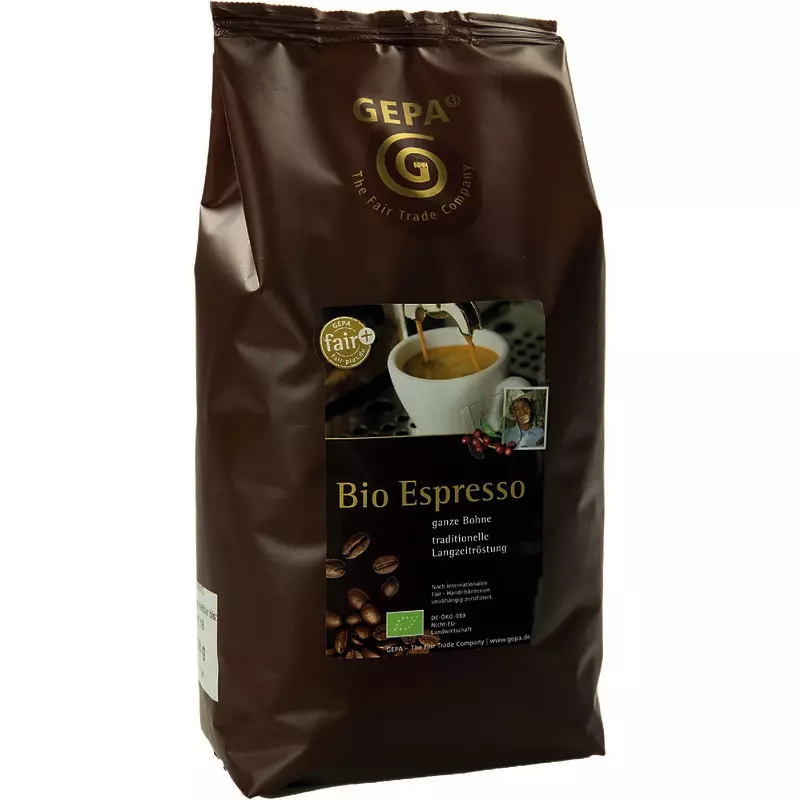 GEPA bio&fair Espresso, 1.000 g, Bohnen