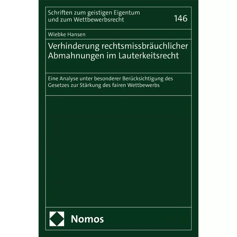 Verhinderung rechtsmissbräuchlicher Abmahnungen im Lauterkeitsrecht