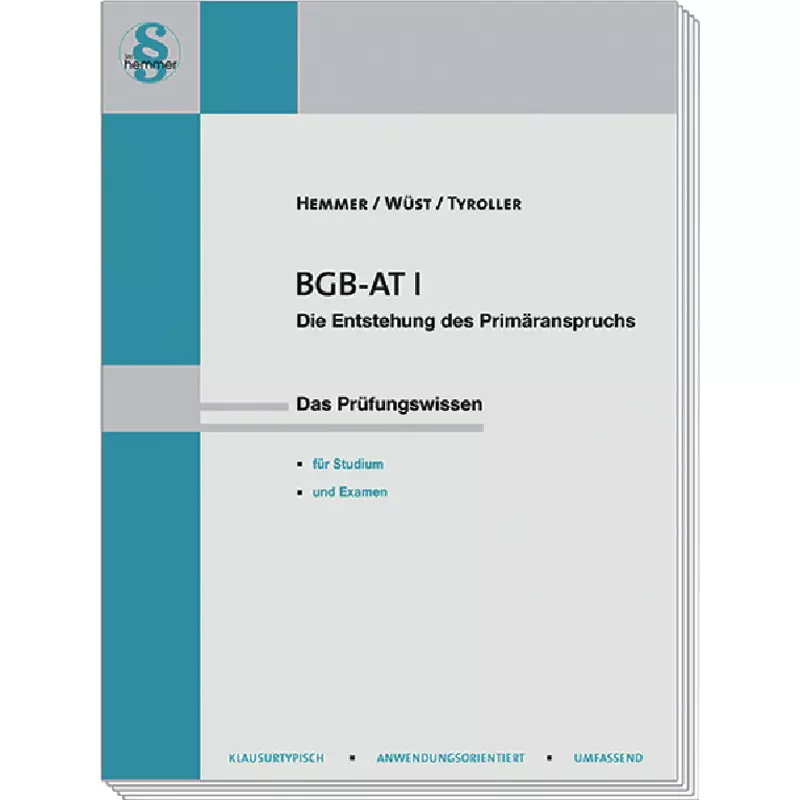 BGB AT I - Die Entstehung des Primäranspruchs