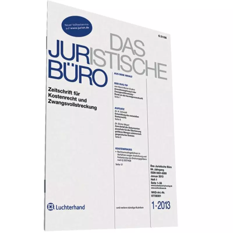 Wolters Kluwer JurBüro  -  Das Juristische Büro online