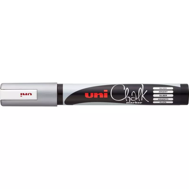 Kreidemarker Uni Chalk silber   PWE-5M UNI-BALL 186211