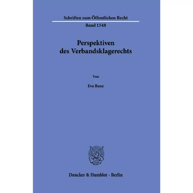 Perspektiven des Verbandsklagerechts