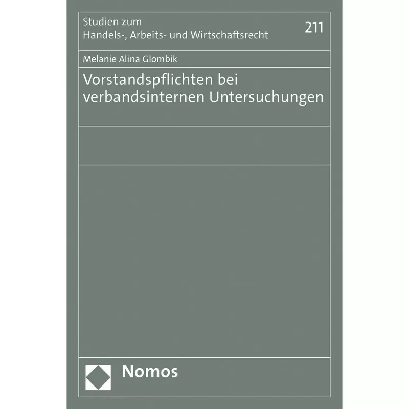 Vorstandspflichten bei verbandsinternen Untersuchungen