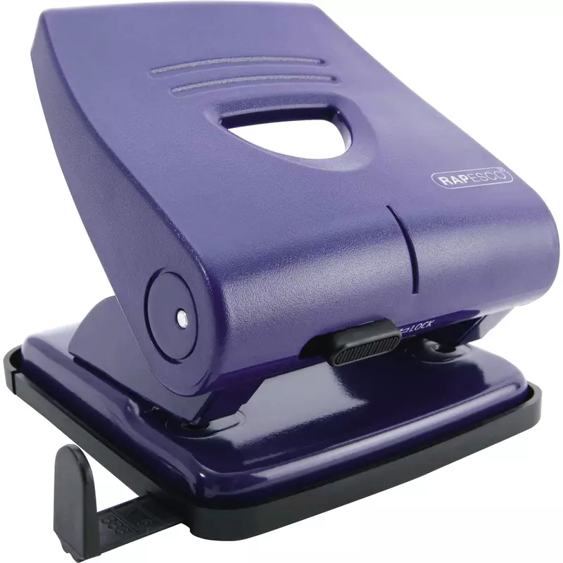 Rapesco Locher 827-P 2fach 30Blatt blau