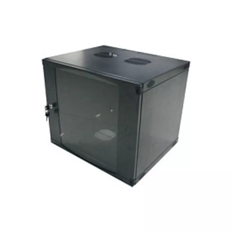 Logilink 19 Wallmount Single Section Box 06U, Flat Pack, black