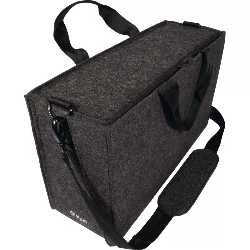 sigel Desk Sharing Bag Workspace mit Magnetklappe, für Laptops bis zu 16 Zoll