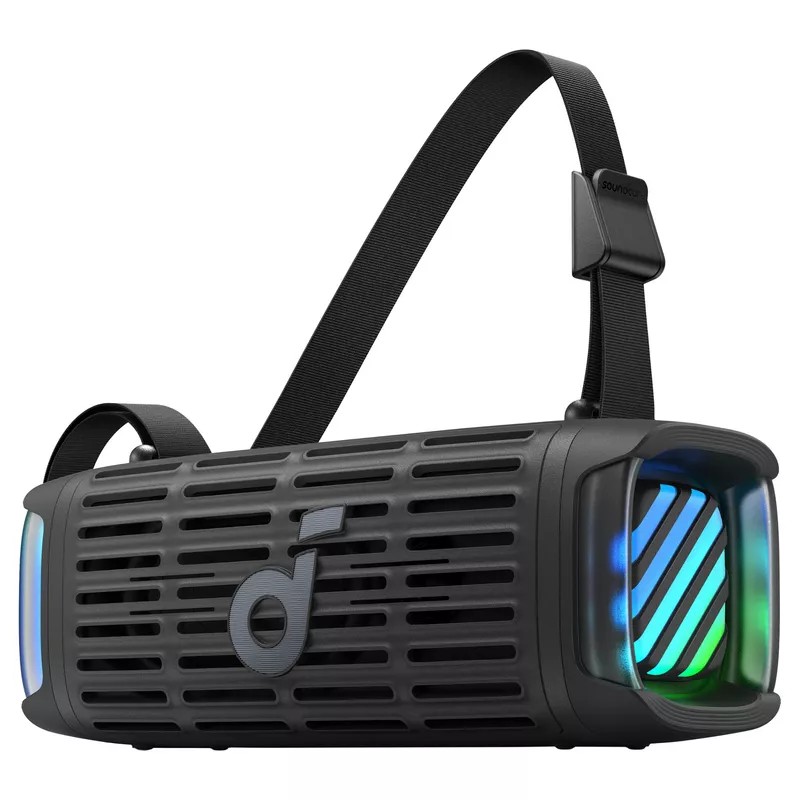 ANKER Soundcore Boom 3i black robuster Outdoor Bluetooth Lautsprecher IP68 50W BassUp 16h Spielzeit Lichtshow TWS-Stereo