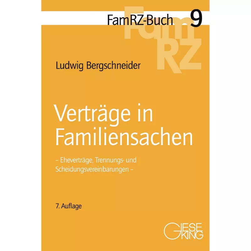 Verträge in Familiensachen