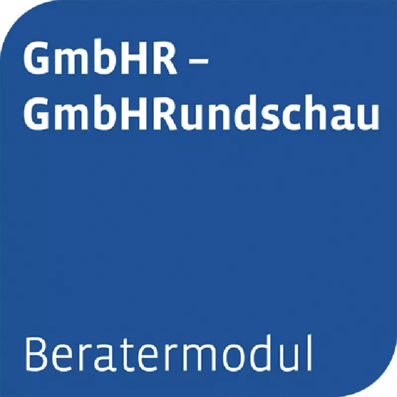 Otto Schmidt Beratermodul GmbHR - GmbH-Rundschau