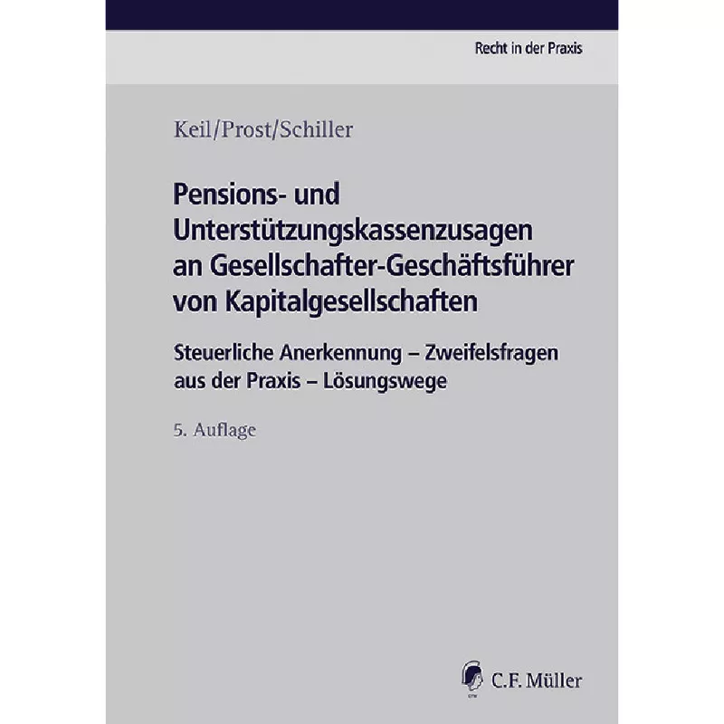 Pensions- und Unterstützungskassenzusagen an Gesellschafter-Geschäftsführer von Kapitalgesellschaften