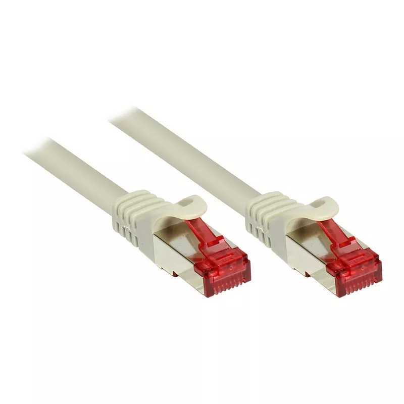 Alcasa RJ45-RJ45 - m-m - 2m - RJ-45 - RJ-45 - Mnnlich/mnnlich - Gold - Cat6 - S/FTP (S-STP) (8063-020)