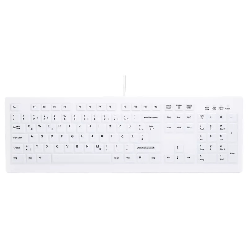 Active Key MedicalKey AK-C8100 - Tastatur-Abdeckung - Weiß