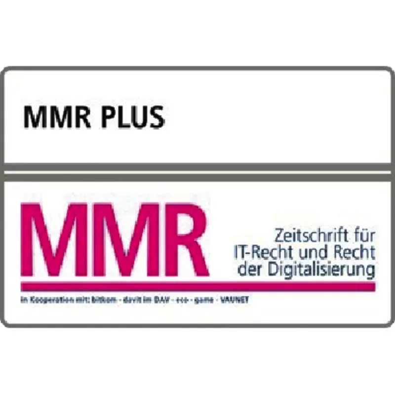 beck-online Zeitschriftenmodul MMR PLUS