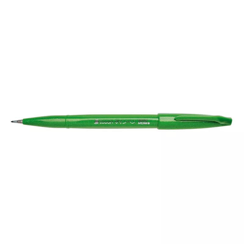 Faserschreiber Brush Sign Pen SES15, variabel, grün PENTEL SES15C-D