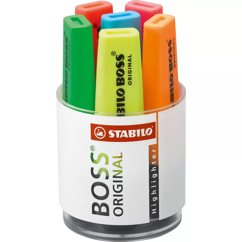 Stabilo Textmarker BOSS ORIGINAL 6 St./Pack.