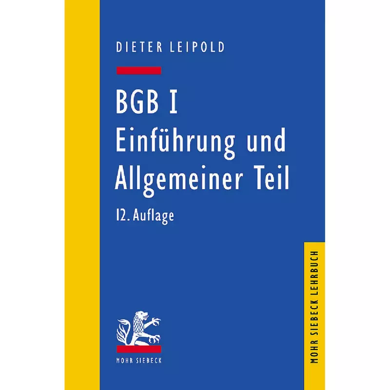 BGB I: Einführung und Allgemeiner Teil