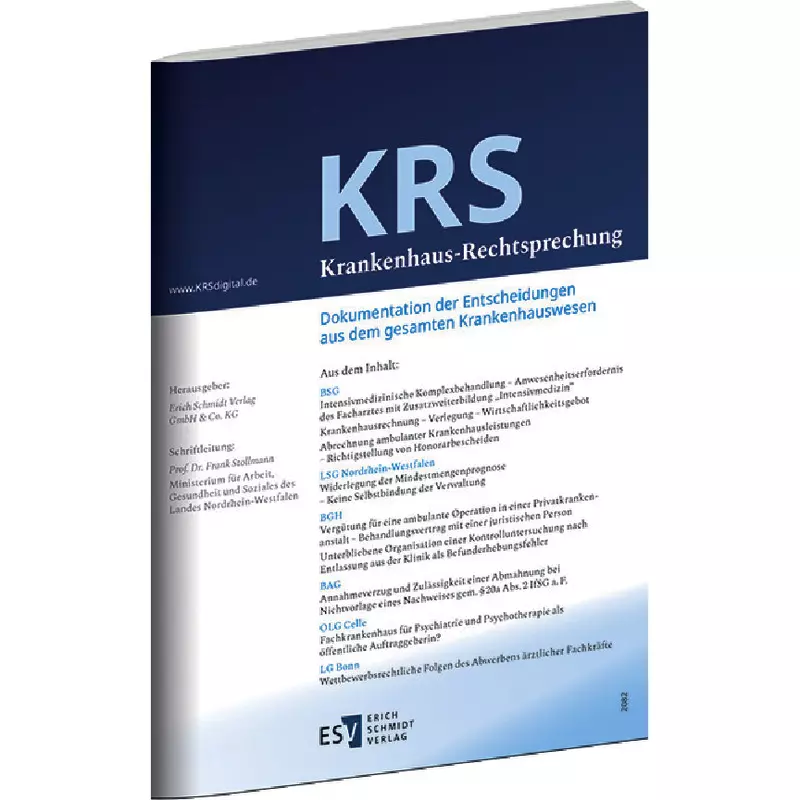 KRS Krankenhaus-Rechtsprechung - Abonnement