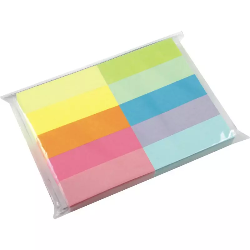 Haftmarker Info Pagemarker Neon Papier, 15 x 50 mm, 10 Block