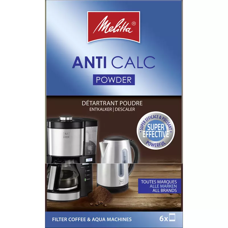 Melitta Entkalker ANTI CALC Pulver 20g 6St.
