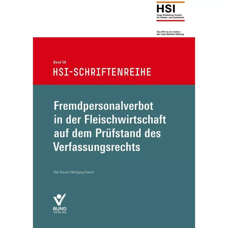 Fremdpersonalverbot in der Fleischwirtschaft auf dem Prüfstand des Verfassungsrechts