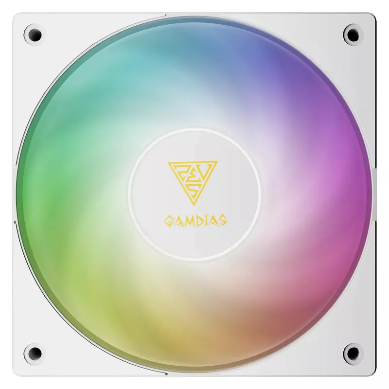 Gamdias Kühler NOTUS M1-1201 WH ARGB PWM1600 Gehäuse fan retail