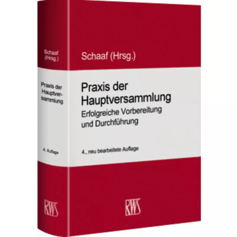 Die Praxis der Hauptversammlung