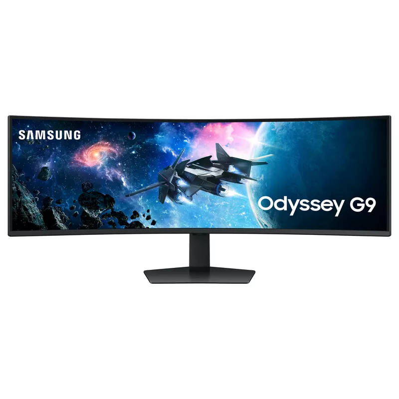 124cm/49 (5120x1440) Samsung Odyssey G9 S49CG950EU 32:9 DQHD HDR1000 Curved 1ms 240Hz HDMI DP Black