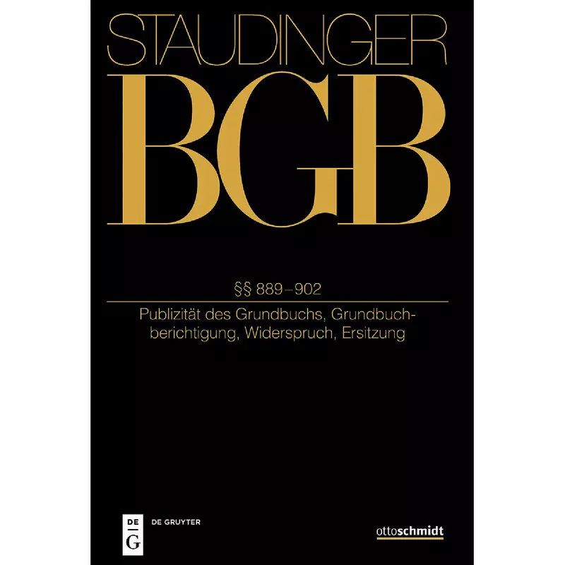 BGB - Bürgerliches Gesetzbuch mit Einführungsgesetz und Nebengesetzen - Buch 3: Sachenrecht §§ 889-902