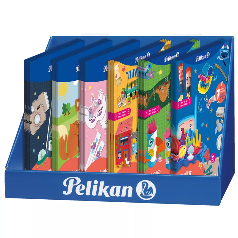 Malbuch & Bastelbücher, 30 Stück, sortiert PELIKAN 607117