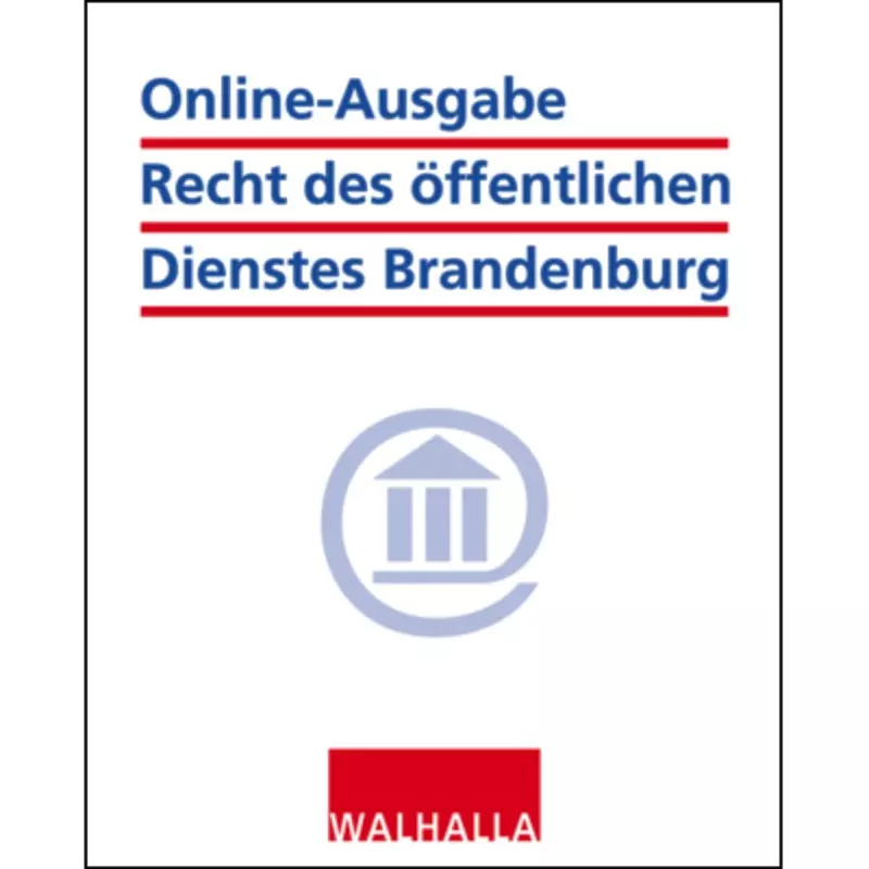 Walhalla Recht des öffentlichen Dienstes Brandenburg - online
